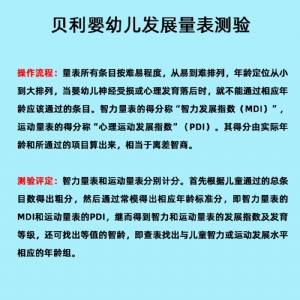 Bayley貝利嬰幼兒發展量表評估係統工具箱BSID-CR